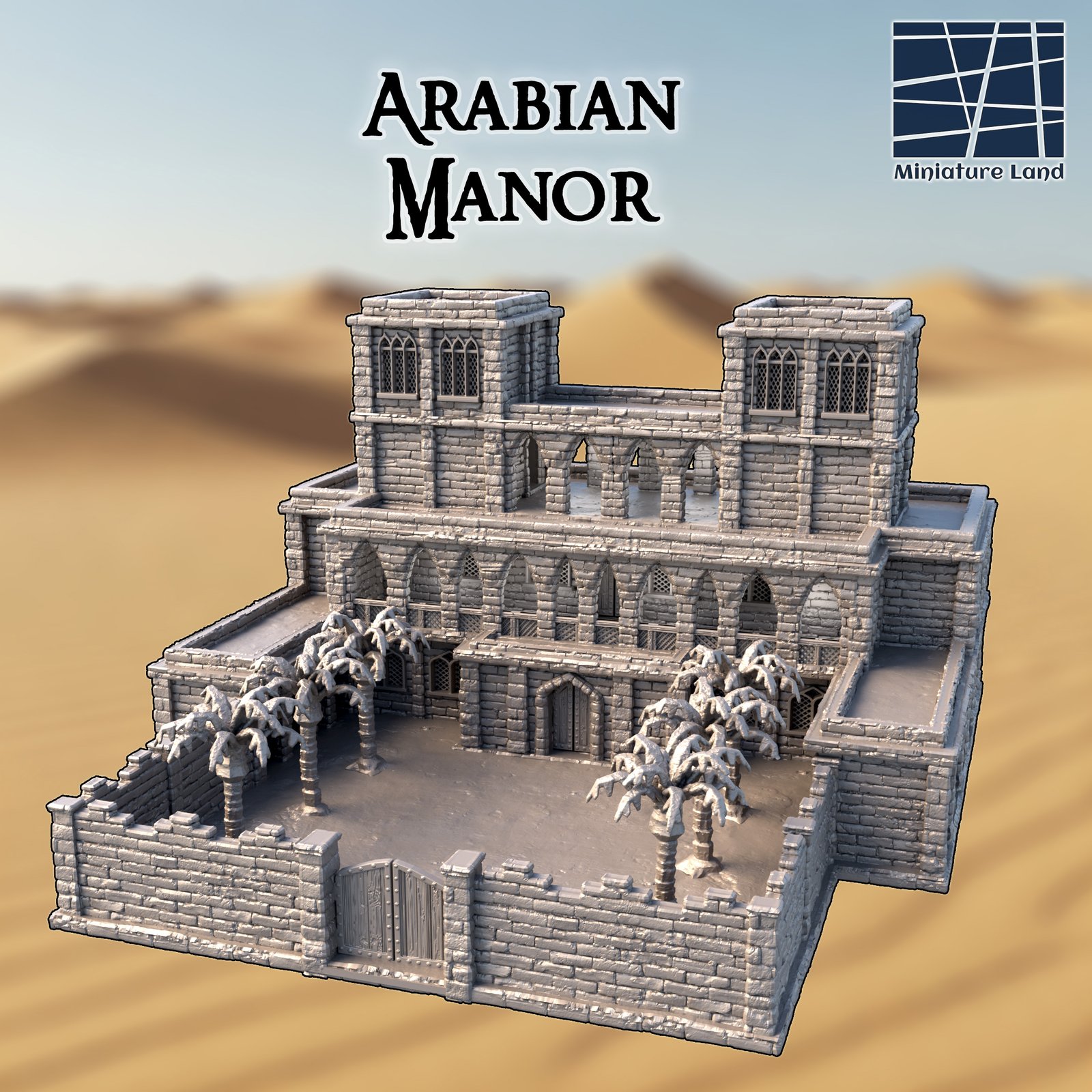 CASTLE: Arab Kastély | Terepasztal Kiegészítő
