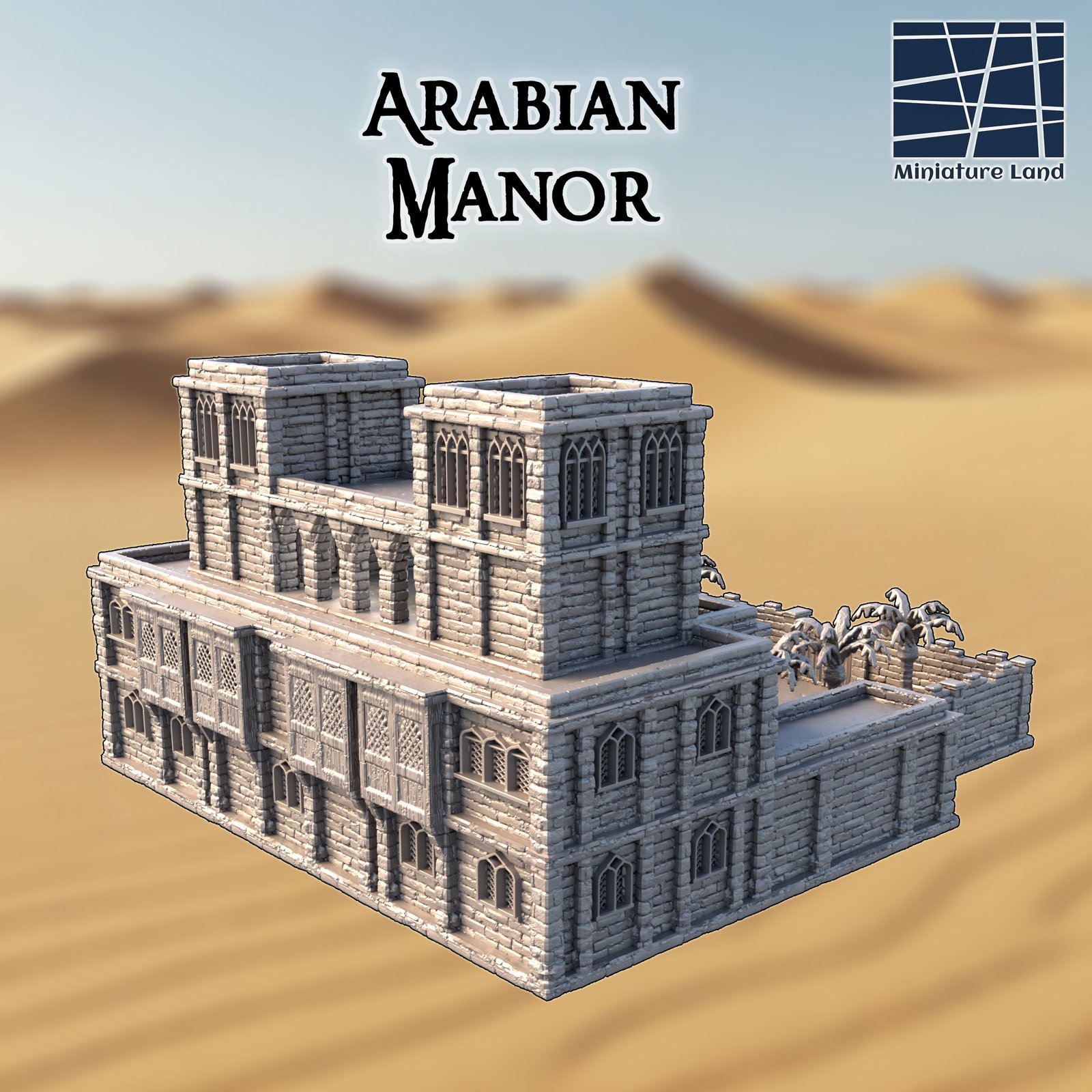 CASTLE: Arab Kastély | Terepasztal Kiegészítő - Image 3