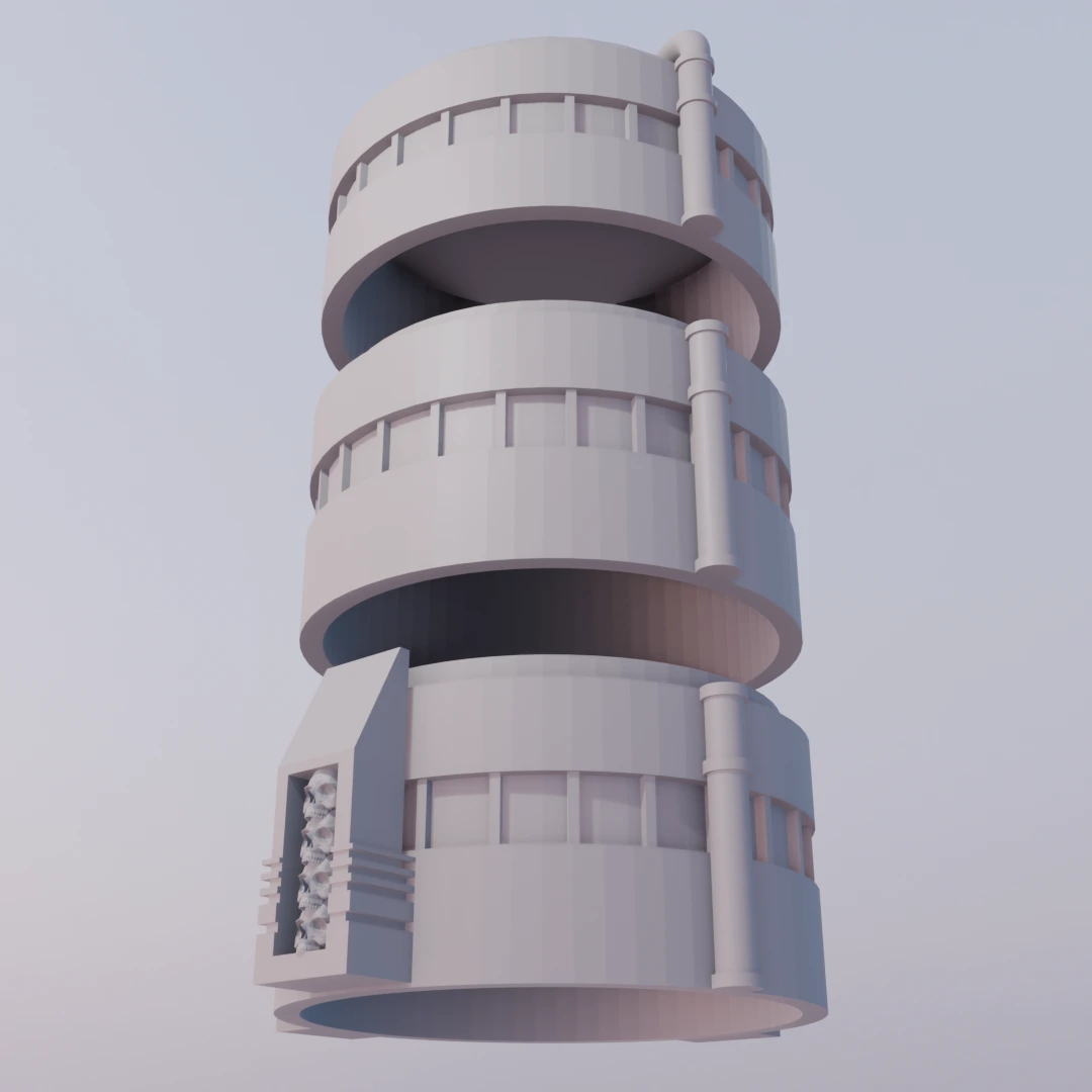 SCIFI: Búza Siló | Terepasztal Kiegészítő - Image 3