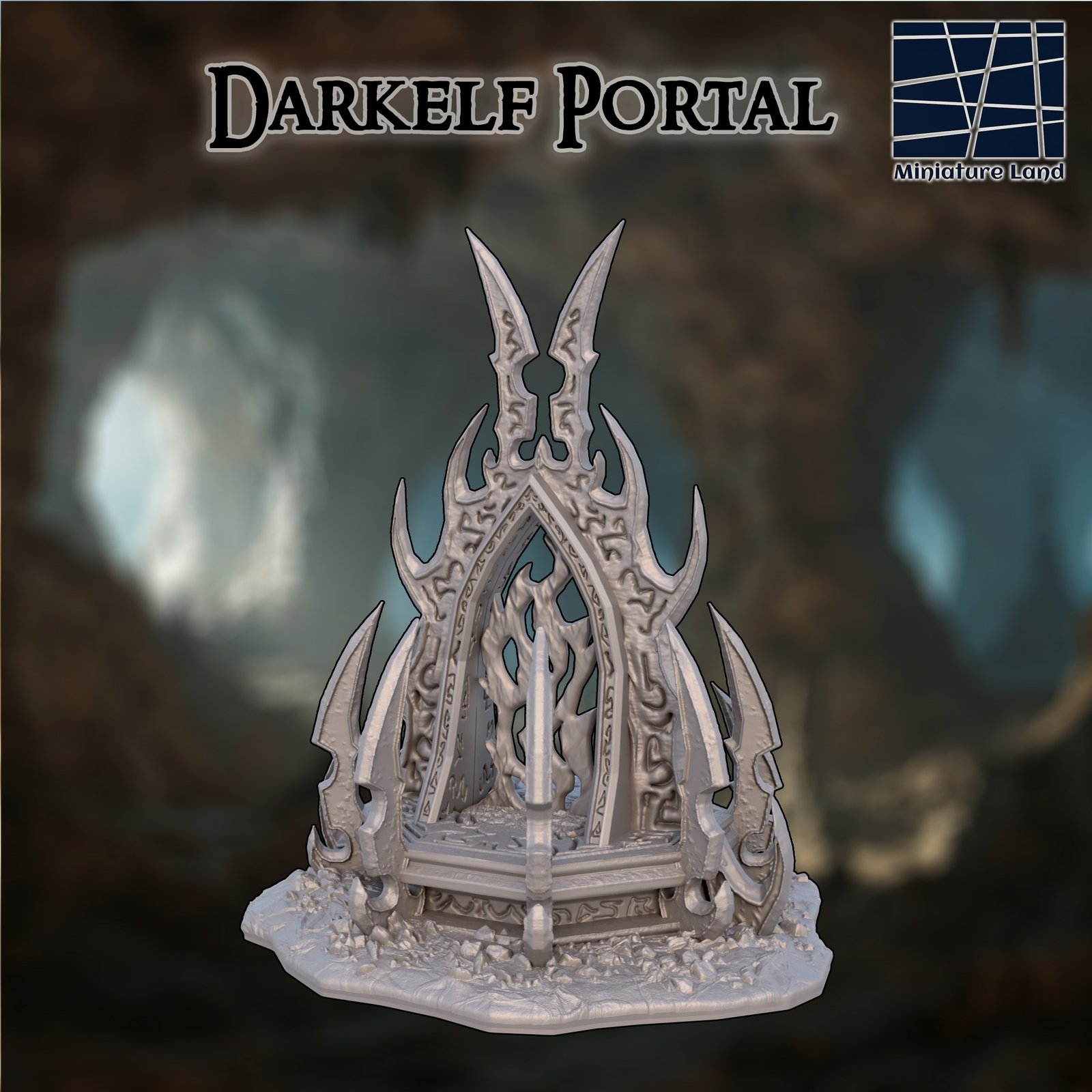 FANTASY: Sötételf Portál | Terepasztal Kiegészítő - Image 3