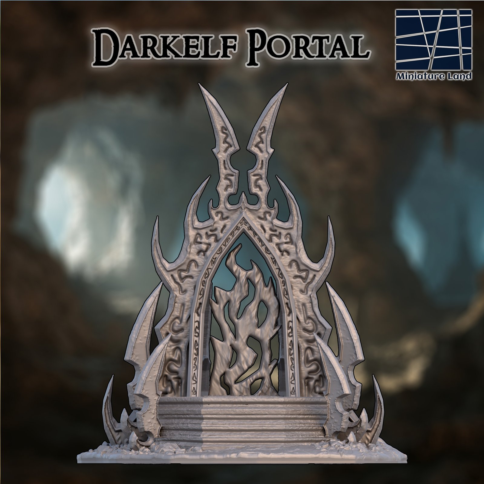 FANTASY: Sötételf Portál | Terepasztal Kiegészítő - Image 2