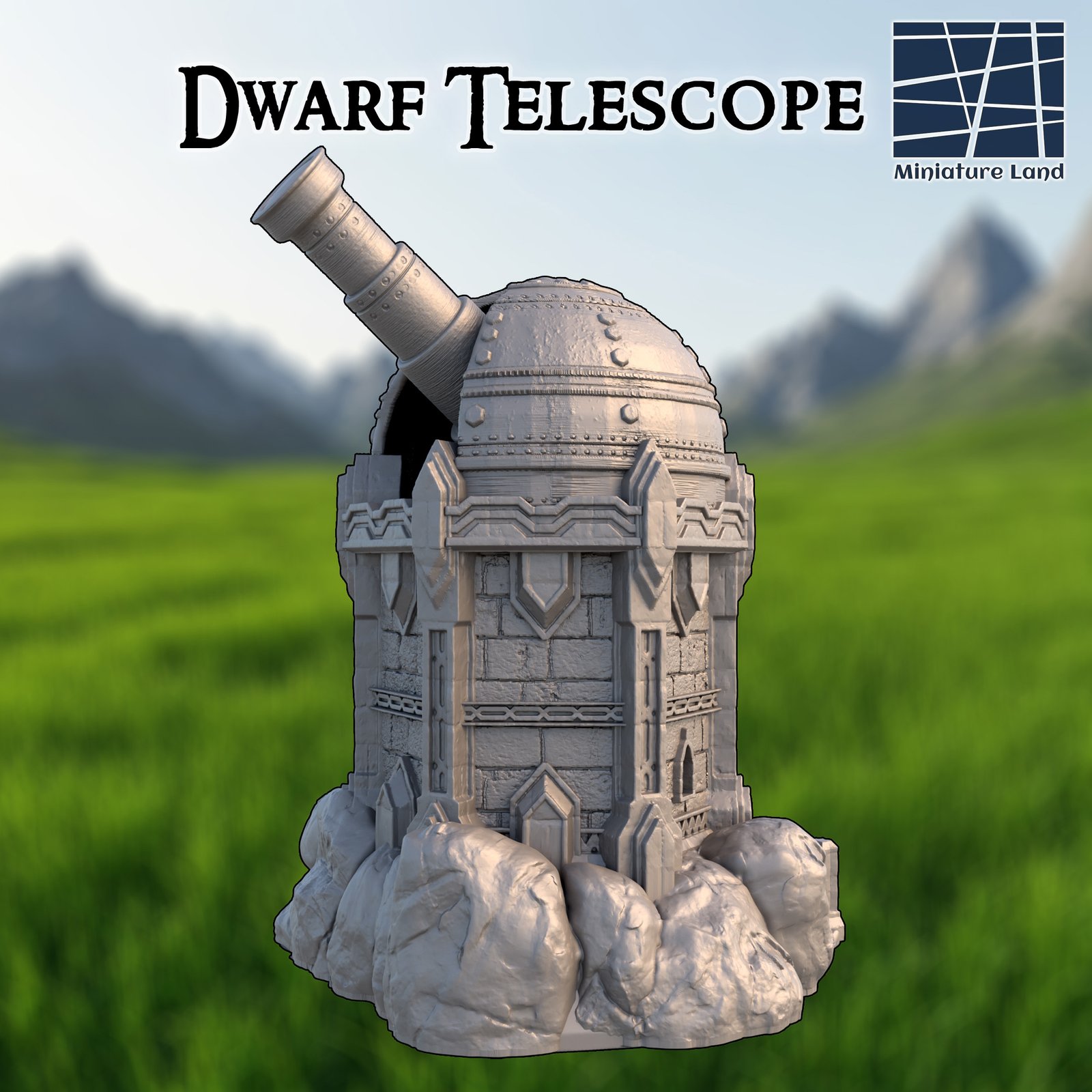 FANTASY: Törp Teleszkóp | Terepasztal Kiegészítő - Image 3