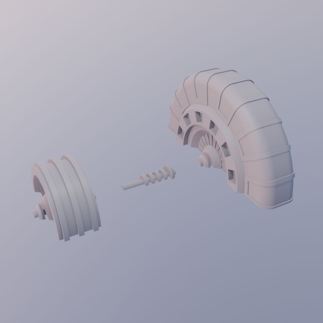 SCIFI: Generátor Tekercsek | Terepasztal Kiegészítő - Image 3